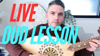 Live Oud lesson  Topic TBA [upl. by Anay]