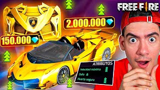 CONSEGUÍ TODOS LOS NUEVOS LAMBORGHINIS EN FREE FIRE  increible  TheDonato [upl. by Llewxam]