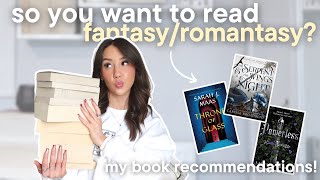 fantasy amp romantasy book recommendations🧚🏻🐉 [upl. by Ardeahp]