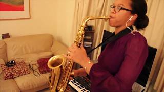 Ruth Smith  I Look To You Sax Cover [upl. by Egiap]