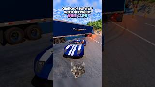 Chance of survival with different vehicles beamng beamngdrive game gameplay gaming beamngcrash [upl. by Leggett885]