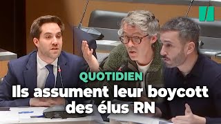 Yann Barthès et Julien Bellver assument de ne pas inviter délus RN dans quotQuotidienquot [upl. by Ianahs]