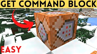 How to Get Command Block in Minecraft  Spawn Minecraft Command Blocks [upl. by Gerk]