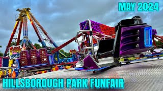 Hillsborough Park Funfair Sheffield May 2024 [upl. by Wahkuna388]