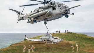 US Most Powerful Helicopter Airlifts AH1Z Viper Like Nothing [upl. by Michi]