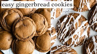 BEST Soft Gingerbread Cookies EASY [upl. by Tab]