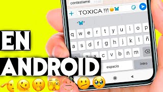 ⌨ TECLADO ESTILO IPHONE PARA ANDROID  Emojis 2023 [upl. by Nylassej]