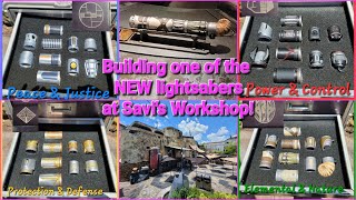 Building one of the NEW lightsabers at Savis Workshop galaxysedge lightsaber savisworkshop [upl. by Anoval899]