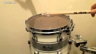 Evans G2 Clear Note Comparison  Drumstereo [upl. by Eedna]