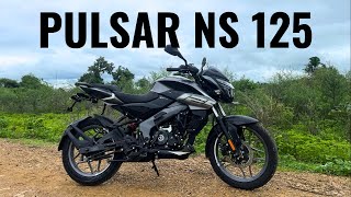 2024 Bajaj Pulsar NS 125 Review  Best 125cc Motorcycle  Motorxone [upl. by Ecirtaemed460]