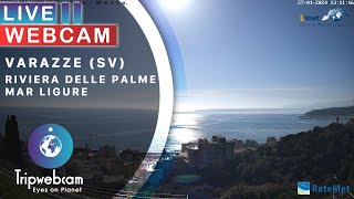 Varazze Live Webcam  Riviera delle Palme Mar Ligure [upl. by Campagna]