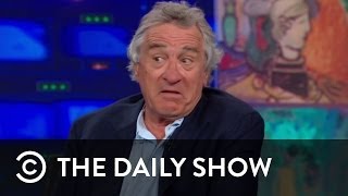 Robert De Niro  The Daily Show with Jon Stewart [upl. by Eyahc]