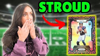 KELSEY PULLS CJ STROUD🏈 2023 PANINI PRIZM FOOTBALL BLASTER BOX [upl. by Codd]