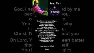 Quite Time With God Prayer Start Your Day Prayer Before Bed Prayer [upl. by Eelam]