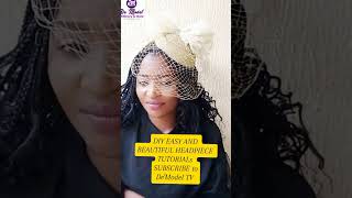 DIY Fascinator Tutorials How to make Easy Beautiful Quick amp Stunning Headpiece DIY fashion2024 [upl. by Onaicilef]