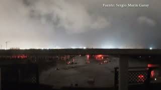 Así se inundó Alfafar una cámara instalada en una terraza captó toda la tragedia [upl. by Aker166]