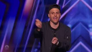 Dustin Tavella performs Amazing Magic Full Performance and Judges comments  AGT 2021 [upl. by Annovy]