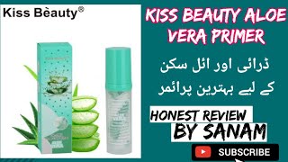 kiss beauty aloe vera primerice cream primerreview by sanam [upl. by Ahseiyn]