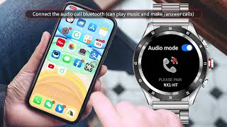 LIGE Smart Watch BW1829 install software and connect bluetooth [upl. by Alric]