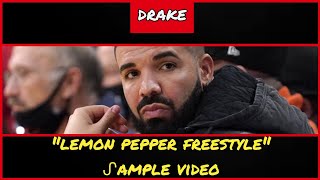 ᔑample Video Lemon Pepper Freestyle by Drake ft Rick Ross 2021 [upl. by Aneet265]