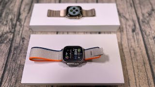 Apple Watch Ultra 2  Series 9  Unboxing and First Impressions [upl. by Nnahsal221]