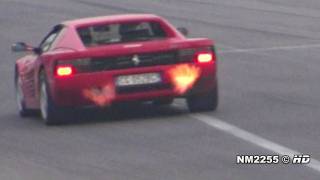 Ferrari 512 TR Shooting Flames on Track [upl. by Noah244]