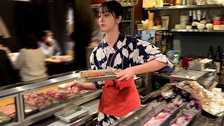 Yakitori Masters Beautiful Shop Staff and Chicken bring the crowd [upl. by Houser492]