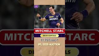 Starc went to Delhi Capitals for 1175 CR ₹ mitchellstarc ipl2025 iplauction cricket shorts [upl. by Win]