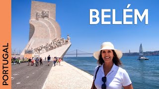 BELEM in Lisbon Portugal from Pastel de Belem to Torre de Belem 😁😋😅 [upl. by Nodab999]