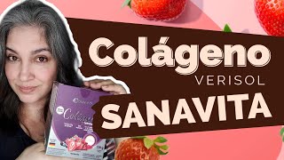 COLÁGENO VERISOL SANAVITA  Usei por 29 dias TUTORIAL COMPLETO [upl. by Weed]