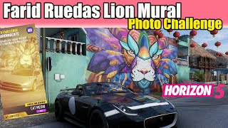 FH5 HeardingCats  Farid Ruedas Lion Mural in Playa Azul  Photo Challenge  Summer Series 3 [upl. by Ikkir]