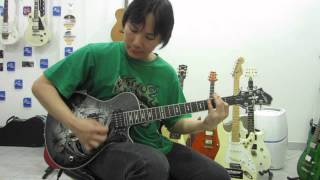 Hagstrom Ultra Swede Absolut Vodka Rock Edition Guitar Drive Sound [upl. by Zilla]