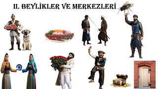 5 DAKİKADA 2 BEYLİKLER VE MERKEZLERİ [upl. by Barbara-Anne69]