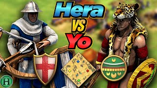 Italians vs Aztecs  1v1 Arabia  vs Yo  AoE2 [upl. by Kile]