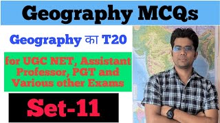 Set 11 II Geomorphology MCQs T20 Series II UGC NET PGT GDC Assistant professor DSSSB NVS KVS [upl. by Assirral]