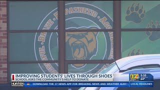 Beardsley Junior High starts donation campaign to improve students lives through shoes [upl. by Xed594]