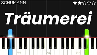 Schumann  quotTräumereiquot  EASY Piano Tutorial [upl. by Notaek693]