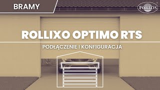 Konfiguracja i podłączenie elementów automatyki sterownika bramowego Rollixo Optimo RTS [upl. by Fay]