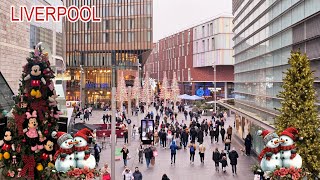 LiverpoolUK🇬🇧Feeling Festive In the Liverpool Happy Saturday WalkChavasse Park amp the Terrace [upl. by Idoux]