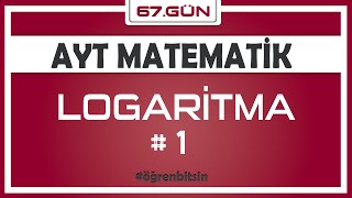 Logaritma 1  AYT MATEMATİK KAMPI 67gün  Rehber Matematik [upl. by Torrin217]