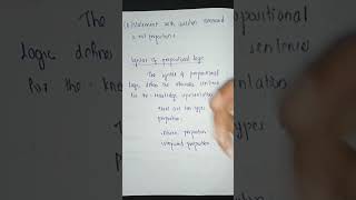 Module 4Part2 Propositional logic in Artificial intelligence Malayalam videKTU CSE [upl. by Yneffit892]