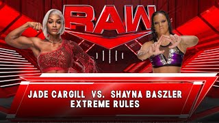 WWE RAW LIVE FULL MATCH  Jade Cargill VS Shayna Baszler [upl. by Chalmers]