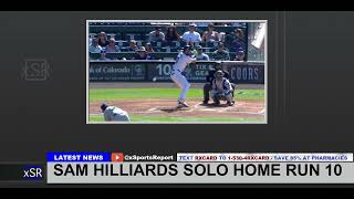 Sam Hilliards Solo Home Run 10 [upl. by Dnomzed183]