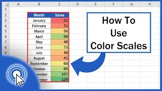 How to Use Color Scales in Excel Conditional Formatting [upl. by Saloma]