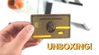 quotNewquot METAL Amex Gold Card Unboxing [upl. by Gemmell]