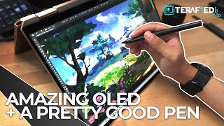 HP Spectre x360 14 2in1 Review  Amazing OLED Pretty Good Pen [upl. by Urien]