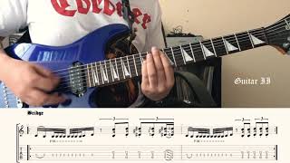 Morbid AngelGod of Emptiness Guitar Riffby Riff Lesson with Tabs [upl. by Laikeze130]