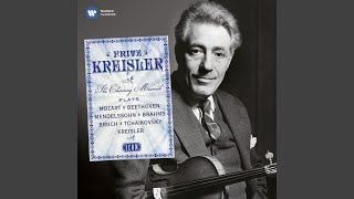 Violin Concerto No 4 in D Major K 218 I Allegro Cadenza by Kreisler [upl. by Uht]