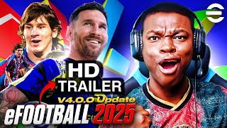 eFOOTBALL 2025 MOBILE TRAILER REACTION🤯🔥🔥 [upl. by Chadd269]