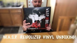 WASP REIDOLIZED RED VINYL W DVD UNBOXING [upl. by Ruhnke]